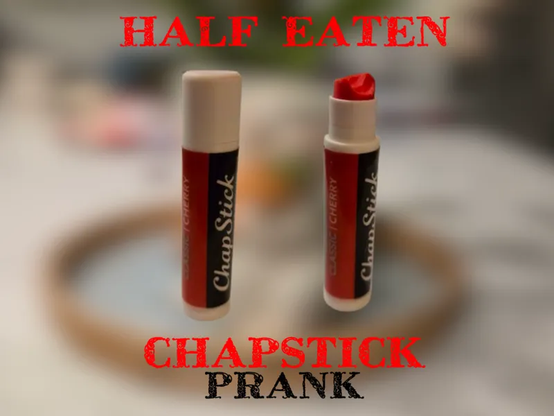 Half-Eaten Chapstick Funny Prank Full Replica
