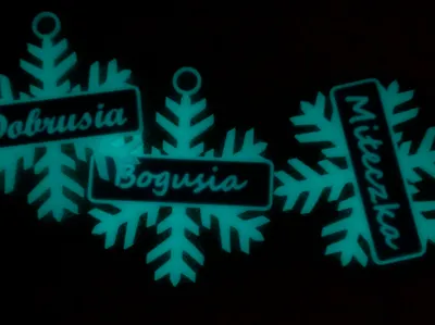 Snowflake Christmas Tree -Change the text yourself