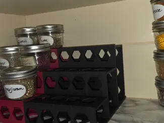 spice rack for 125 ml canning jars