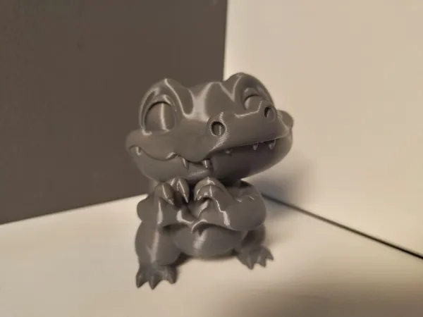 Figurine bébé crocodile façon Funko Pop