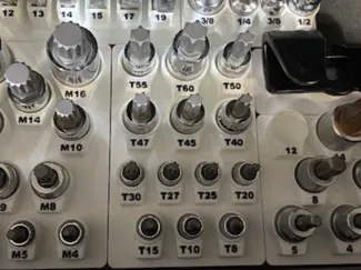 Gridfinity - KORR TORX socket organizer