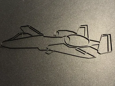 A-10 Warthog Aircraft Line Art 