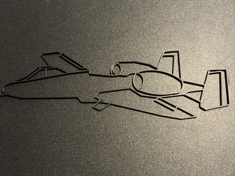 A-10 Warthog Aircraft Line Art 