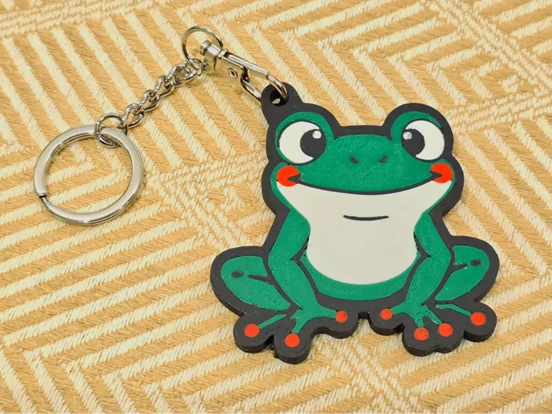 Cute Frog Keychain