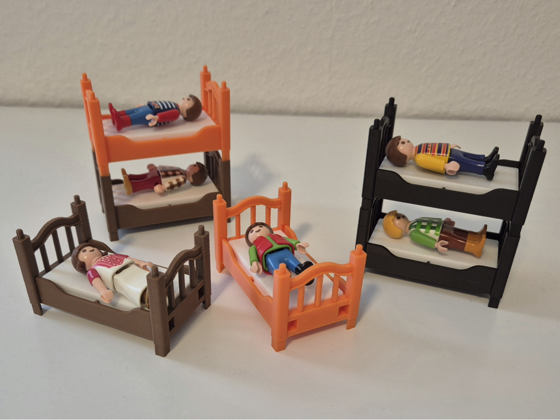 Playmobil kompatibel Kinder Bett Stapelbar