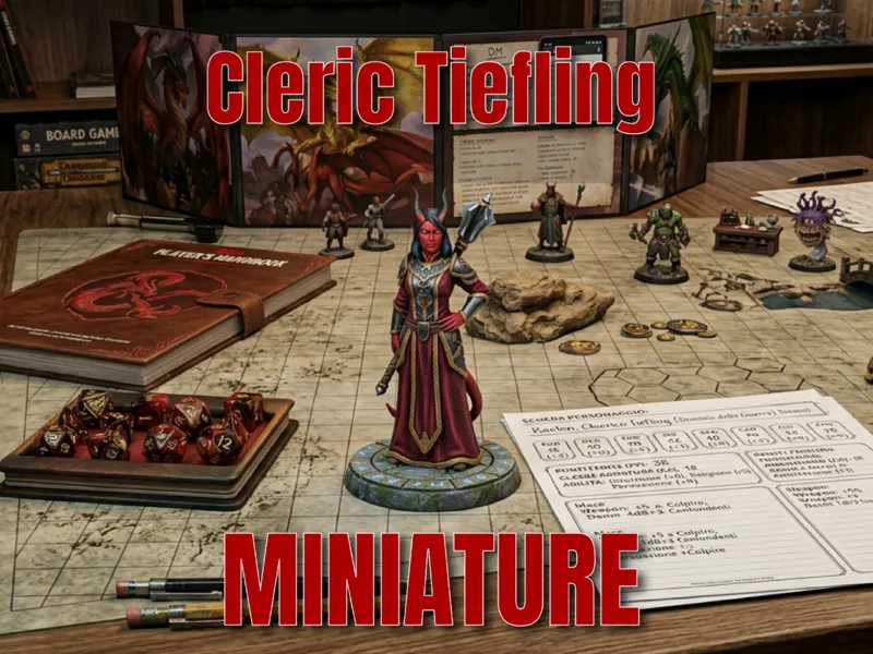 Kallista, Chierica Tiefling – High Detailed Mini