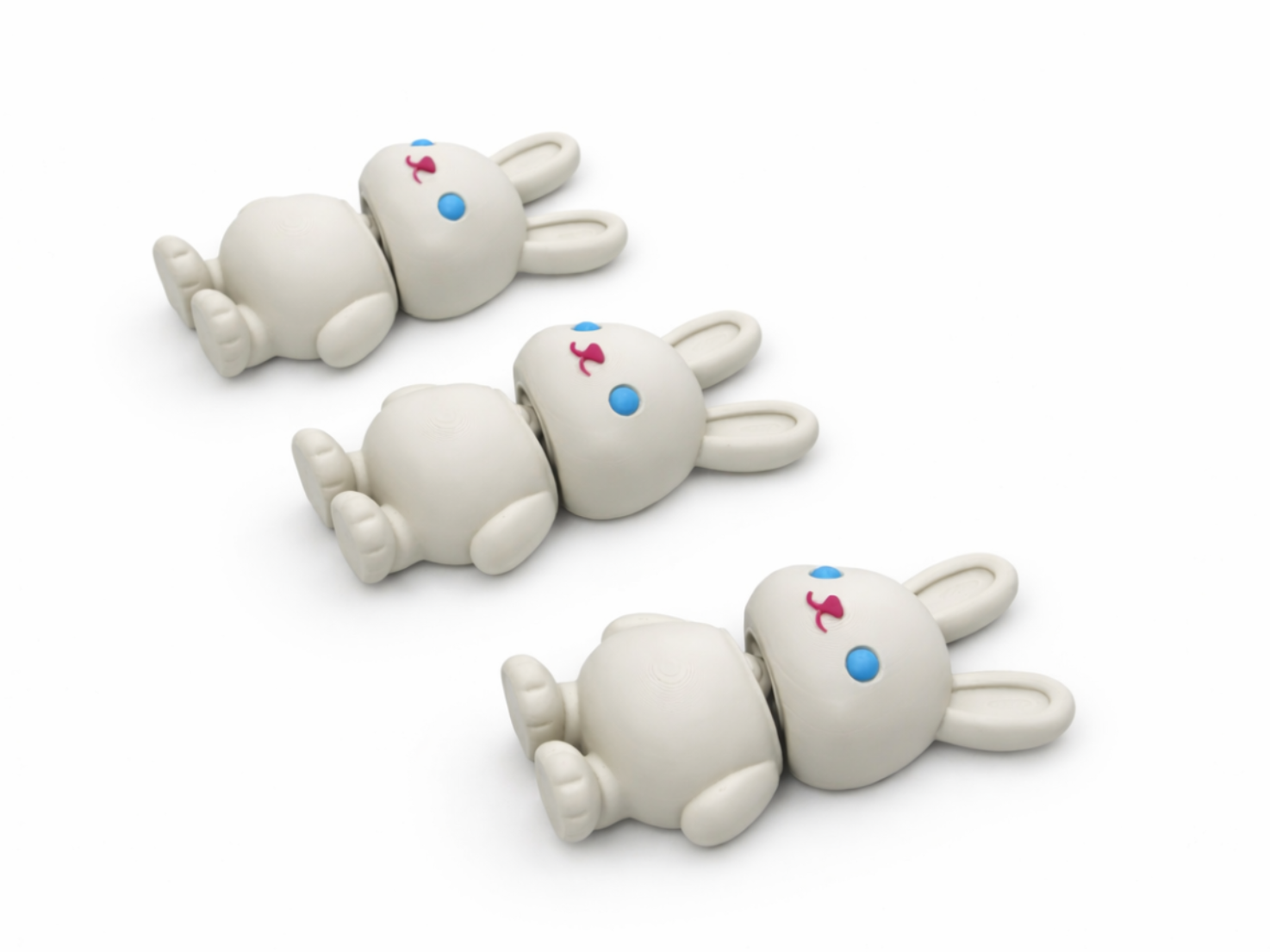 Articulated Easter Bunny (Single and Multi-color)