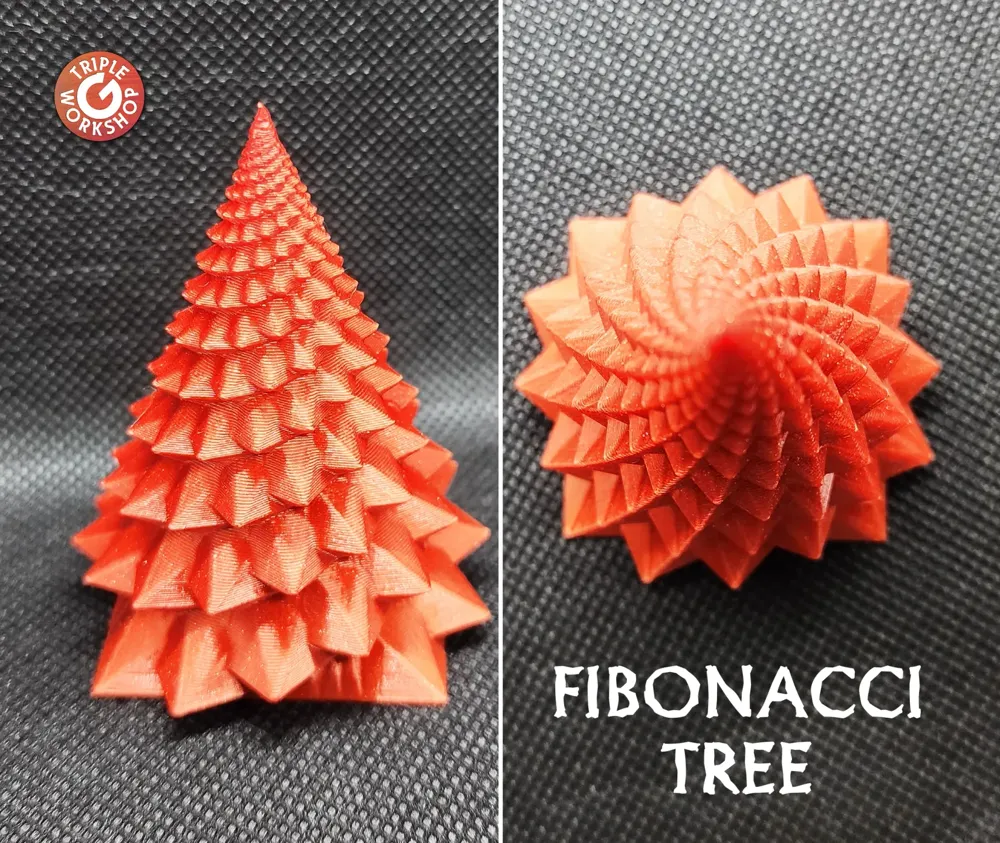 Fibonacci Spiral Trees 🟊 No Supports by TripleGWorkshop - MakerWorld