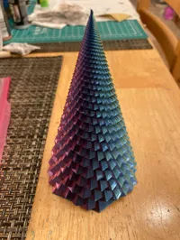 Spiral vase mode, 1 per plate