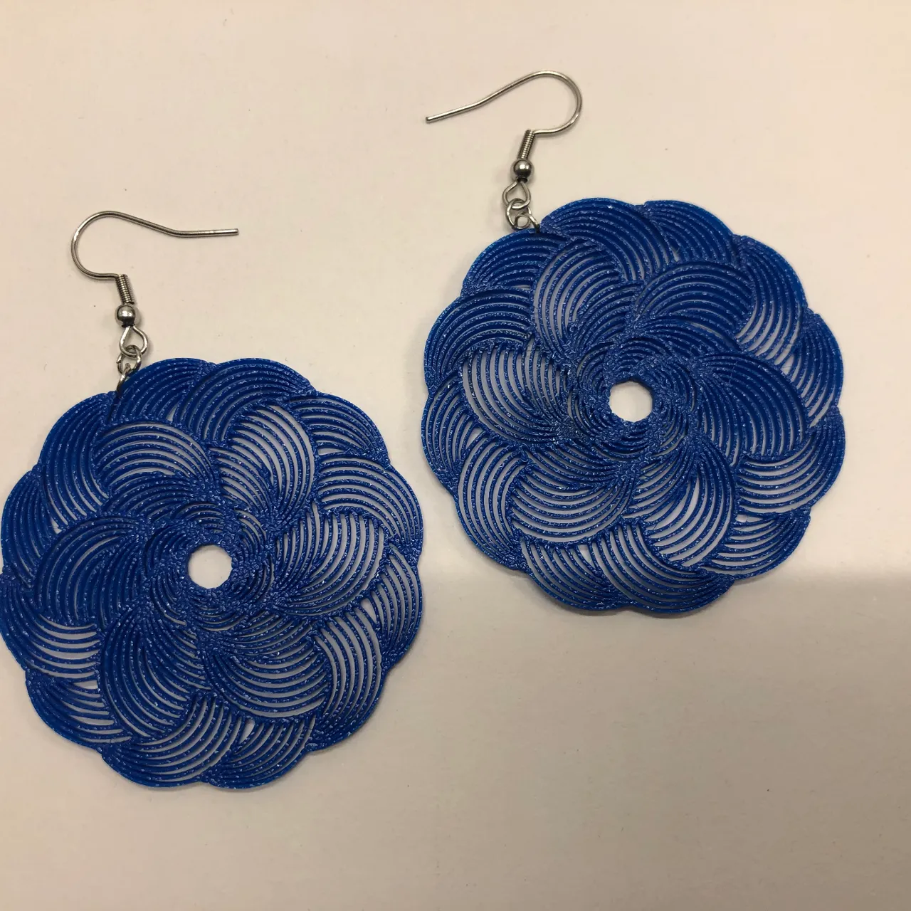 Mandala maze earrings #3 no AMS, 0,4 mm nozzle view 3