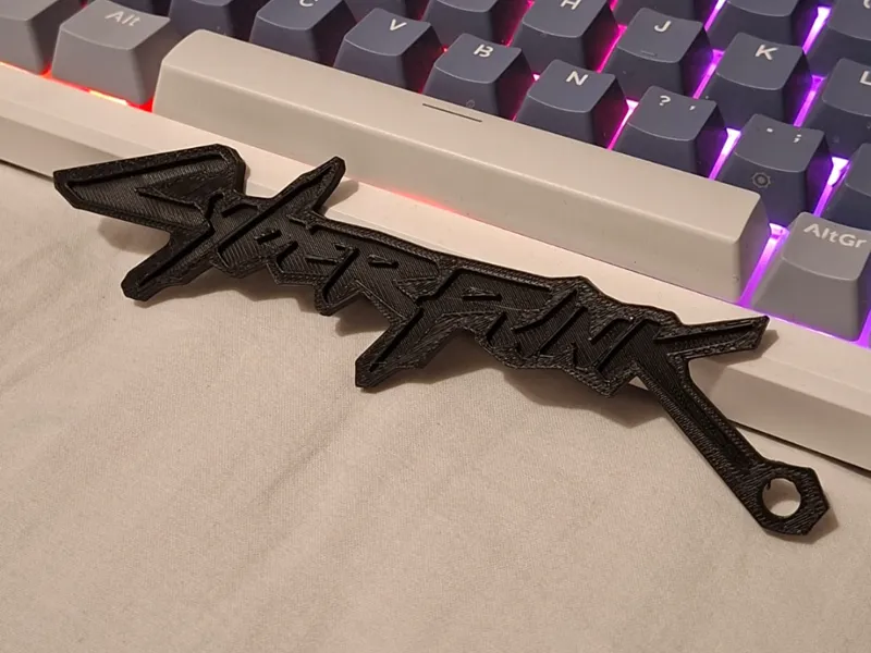 Cyberpunk key ring