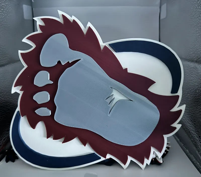 Colorado Avalanche Foot Logo