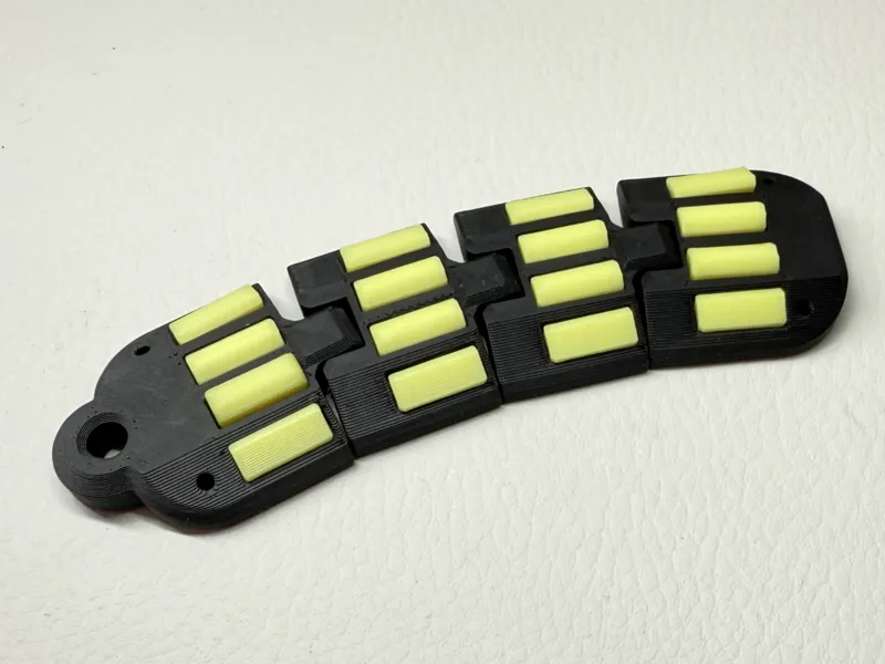 Articulated SPEED BUMP keychain