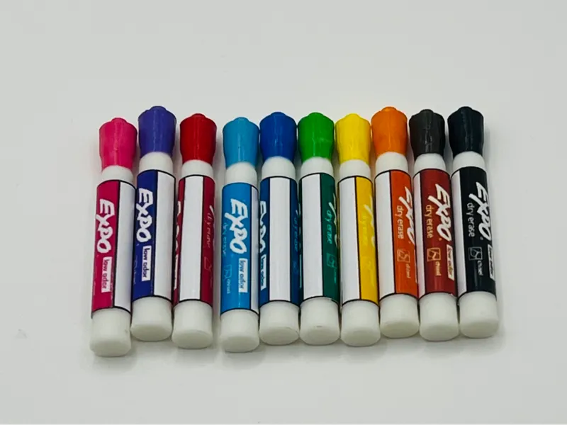Dollhouse Miniature Expo Dry Erase Markers