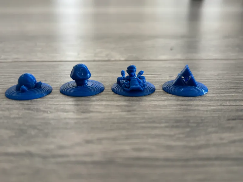 Mini Nintendo Themed Monopoly Pieces