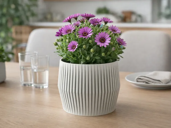 Pot de fleurs moderne