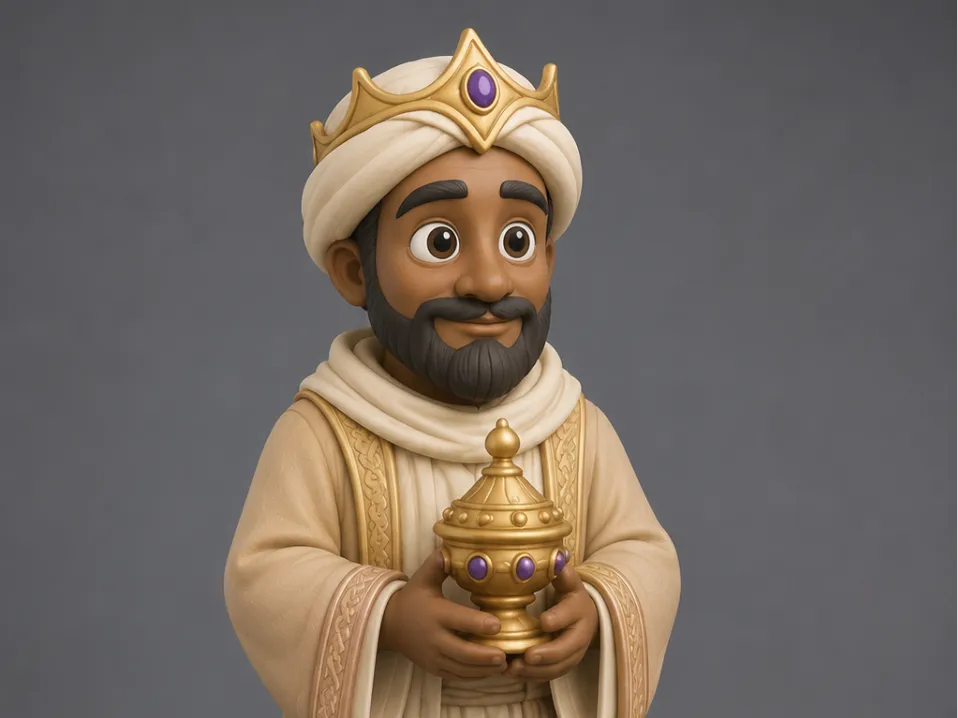 Balthasar – Nativity Figure | Three Wise Men - Free 3D Print Model ...
