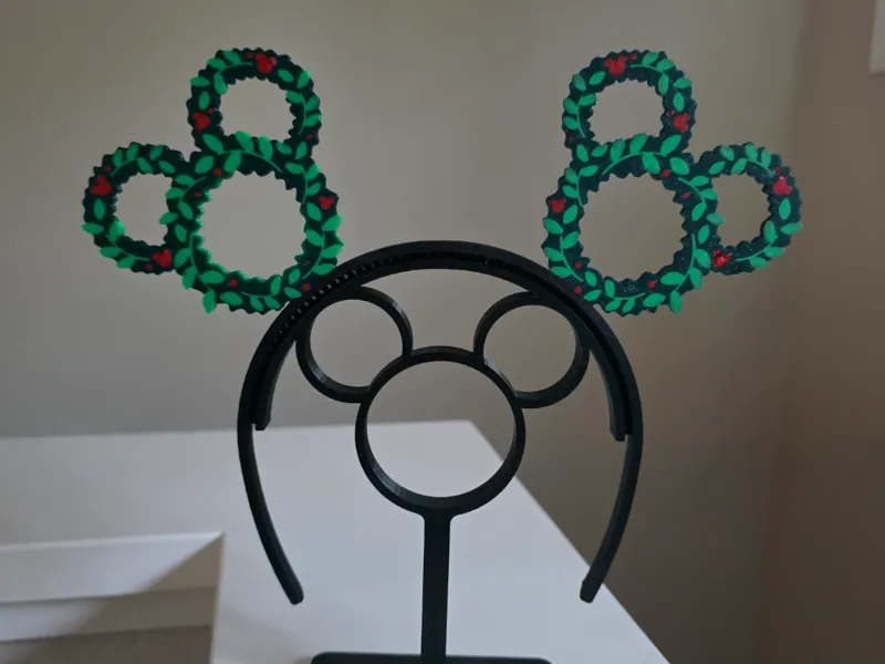 Holiday Wreath Mickey Ears!