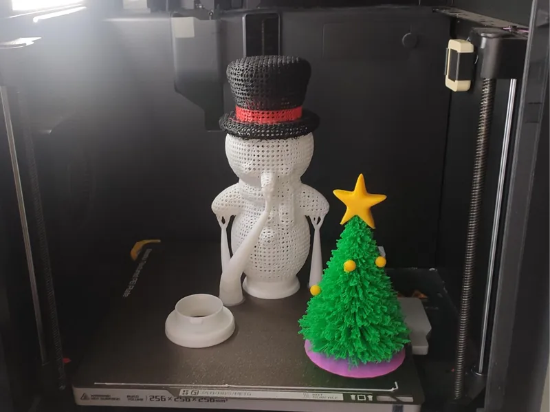 snowman lamp 22.5 cm