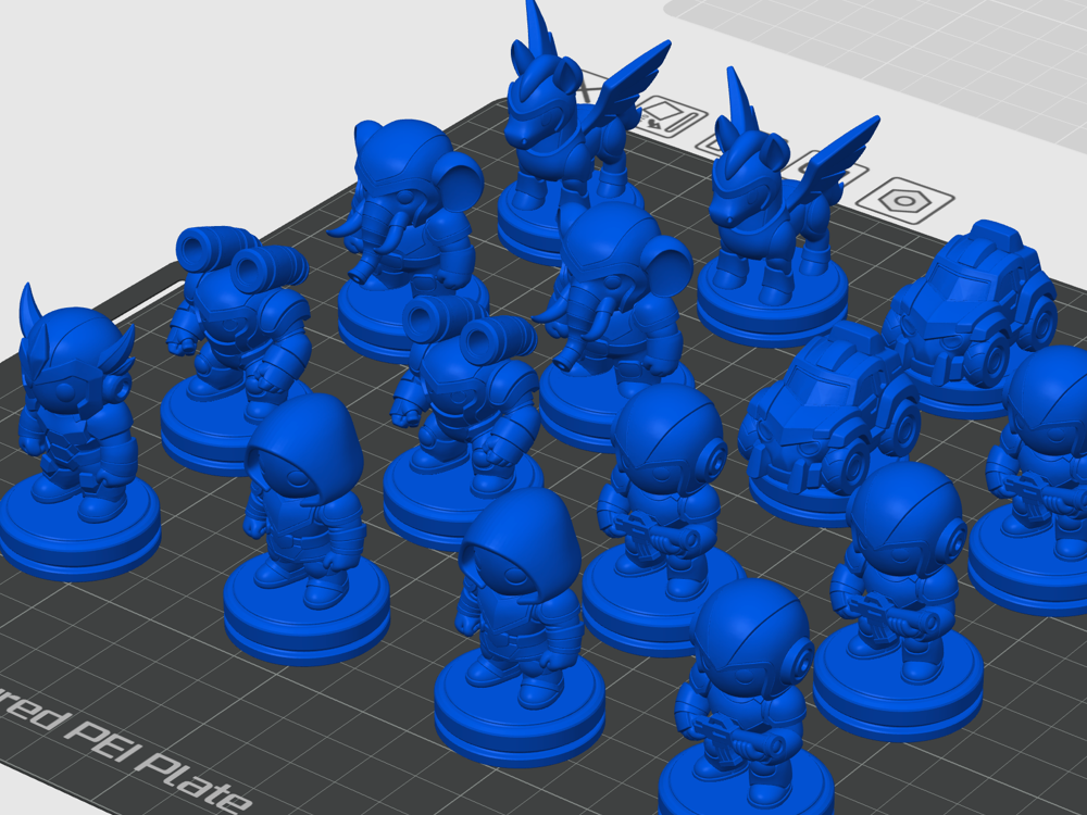 Miniatura 2 do modelo 3D 机甲象棋 · MECHESS