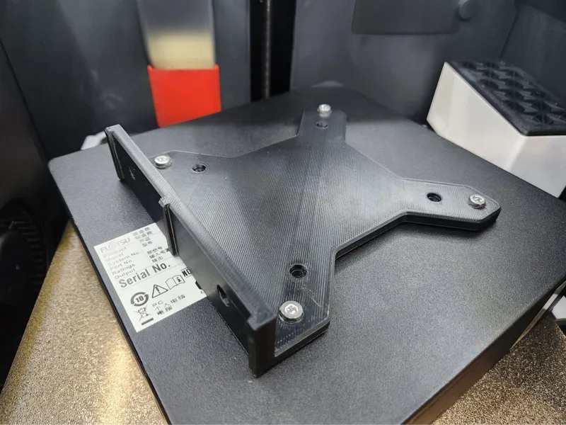 VESA 75/100 to rack bracket