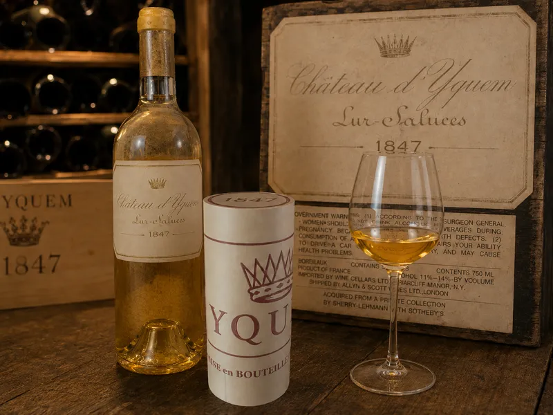 Bouchon Château d'Yquem 1847