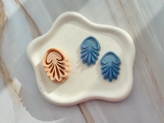 Jellyfish Polymer Clay Earrings Cutter