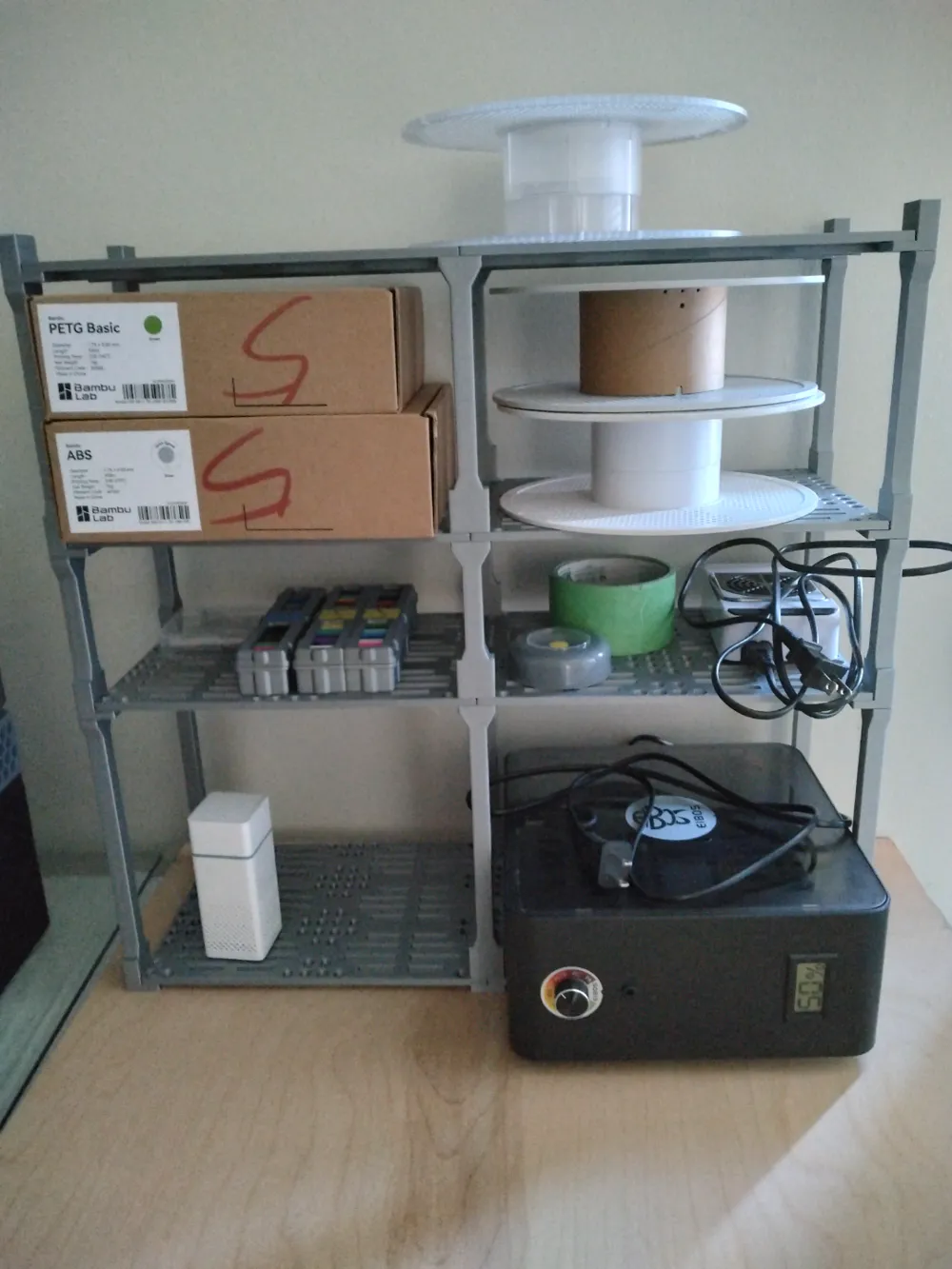 Modular Stackable Open Shelving System by Booyashaka MakerWorld