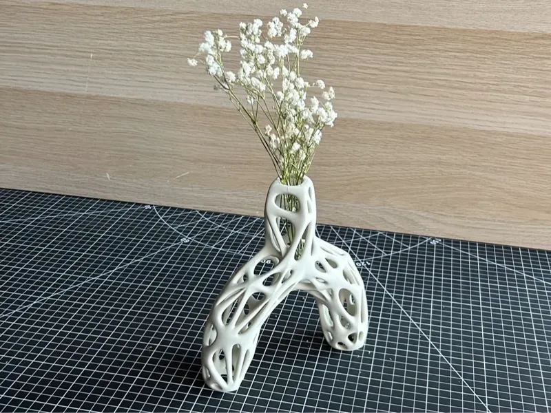 Donut Vase - Organic Mesh Flower Vase