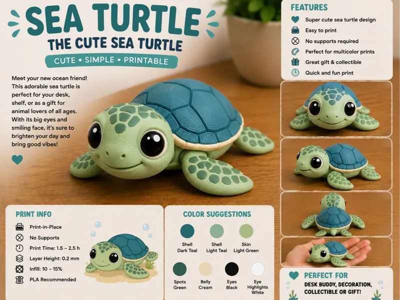 Cute Sea Turtle