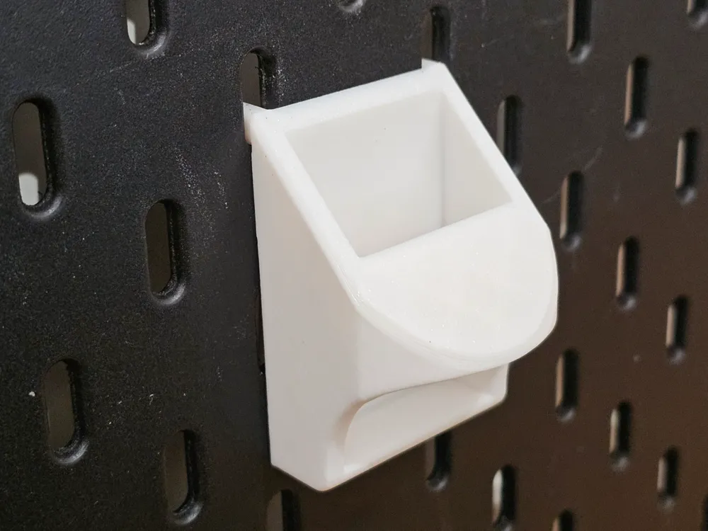 Caddy For Ruler Folding Ruler Holder for IKEA Skadis Remixed by AU3D MakerWorld ...