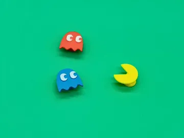 Adorno temático: Pac man croc charm — vista de referencia 3