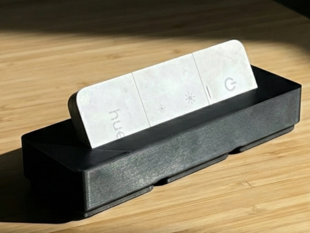 Gridfinity hue remote holder low profile