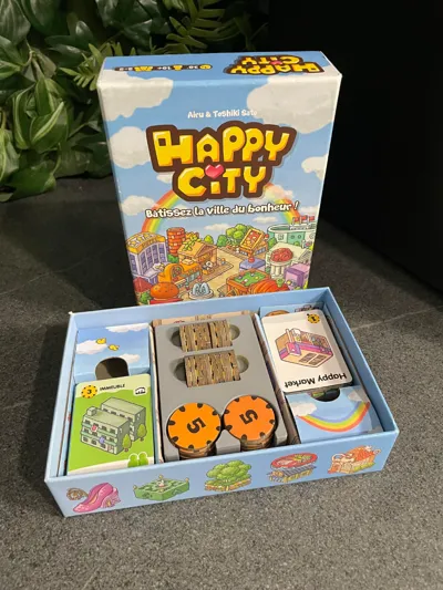 Happy City boardgame coins holder / organizer