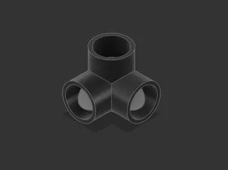 3/4in PVC 3 corner 90