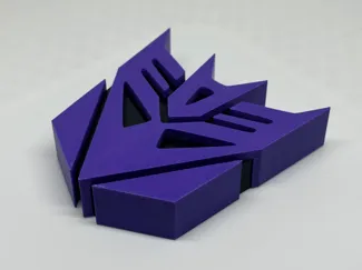 Transformers Decepticon Emblem Badge