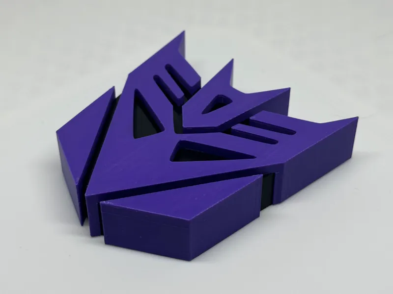 Transformers Decepticon Emblem Badge