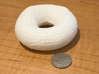 Donut with frosting and sprinkles