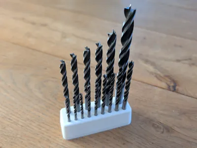 Drillbit [WOOD] organizer / holder (PARKSIDE)