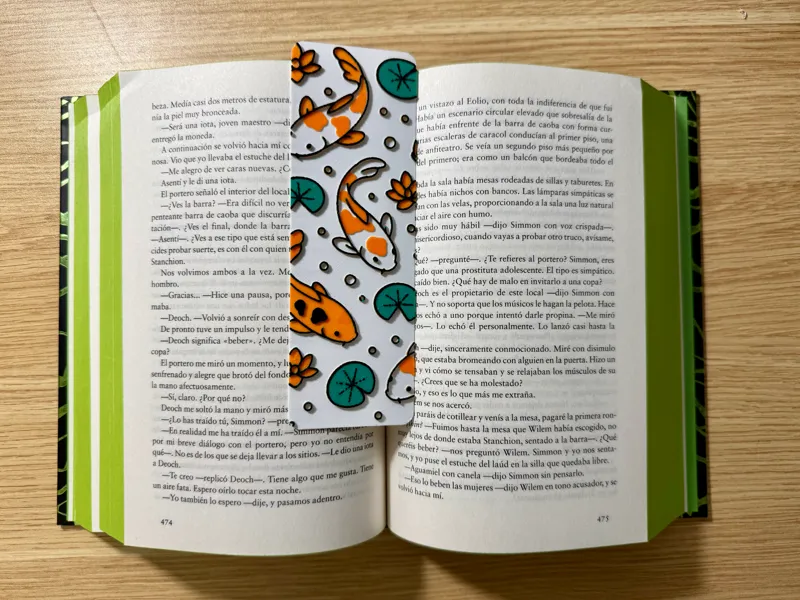 Koi Pond Bookmark – No AMS Needed!