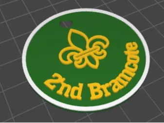 Scout Keyring (customisable)