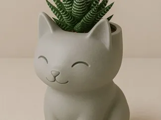 gato maceta