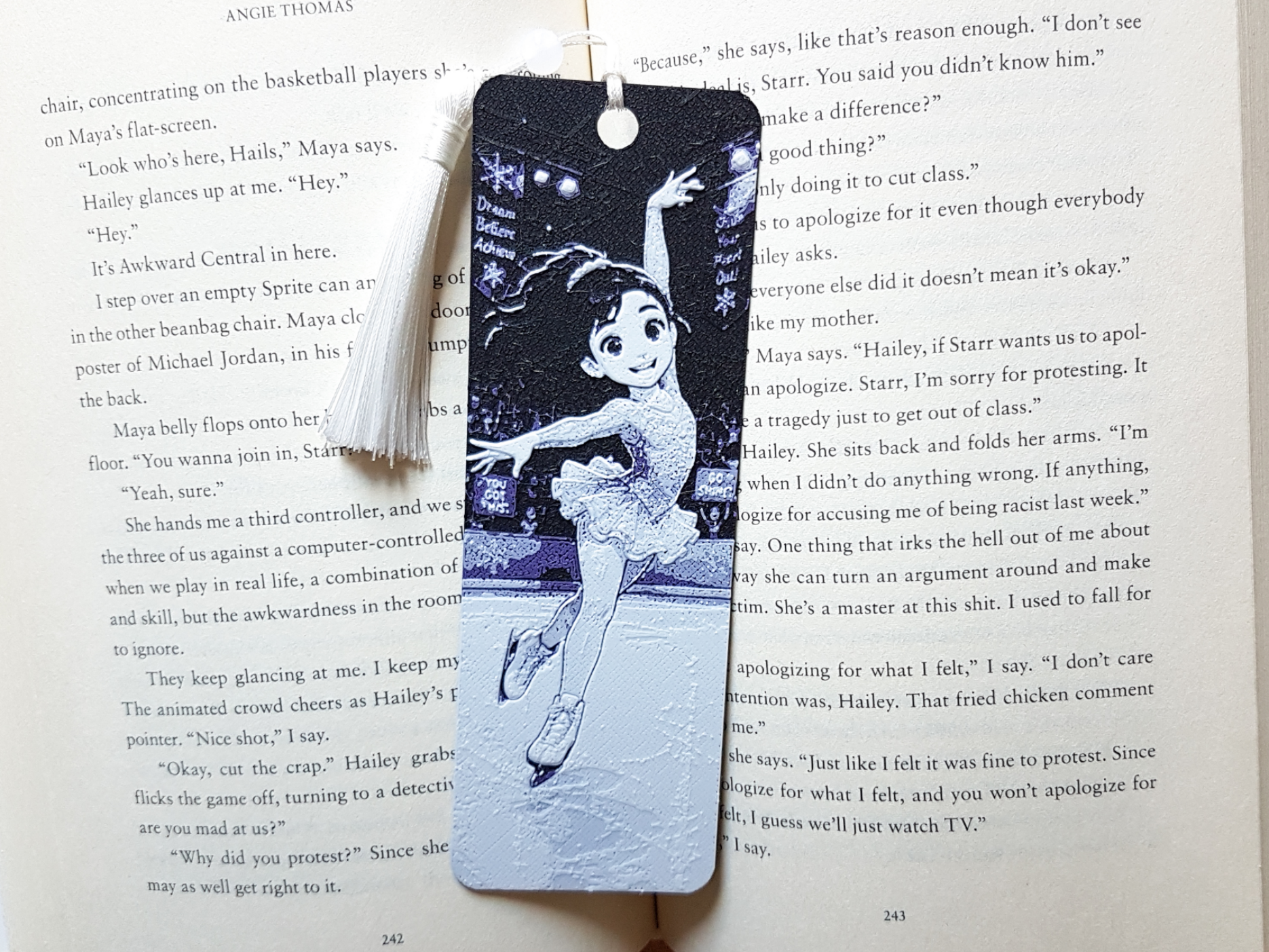 Bookmark, Figure Skater, Girl