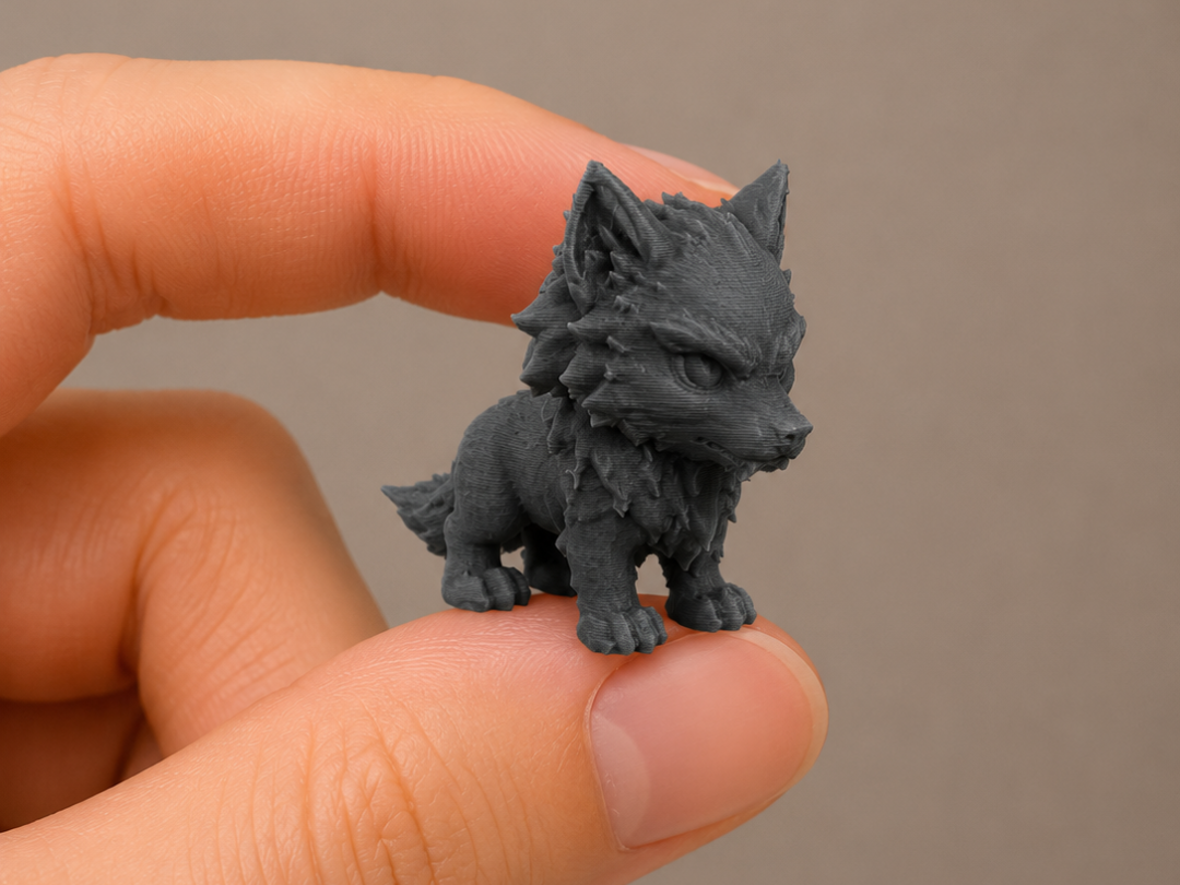 Fenrir Mini Model – Ultra Detailed Fantasy Wolf