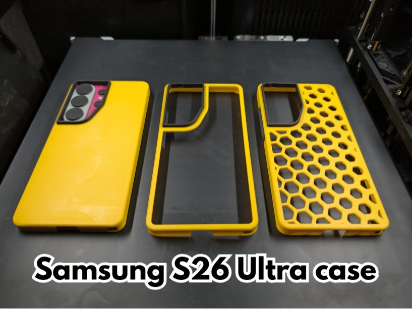 Samsung S26 Ultra case PLA - Free 3D Print Model - MakerWorld