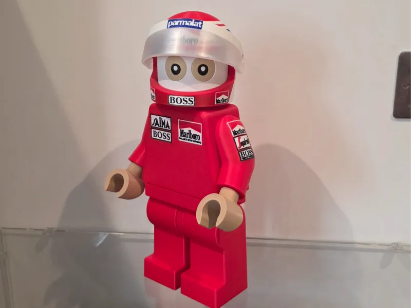 Niki Lauda 1984 McLaren F1 Brick Model