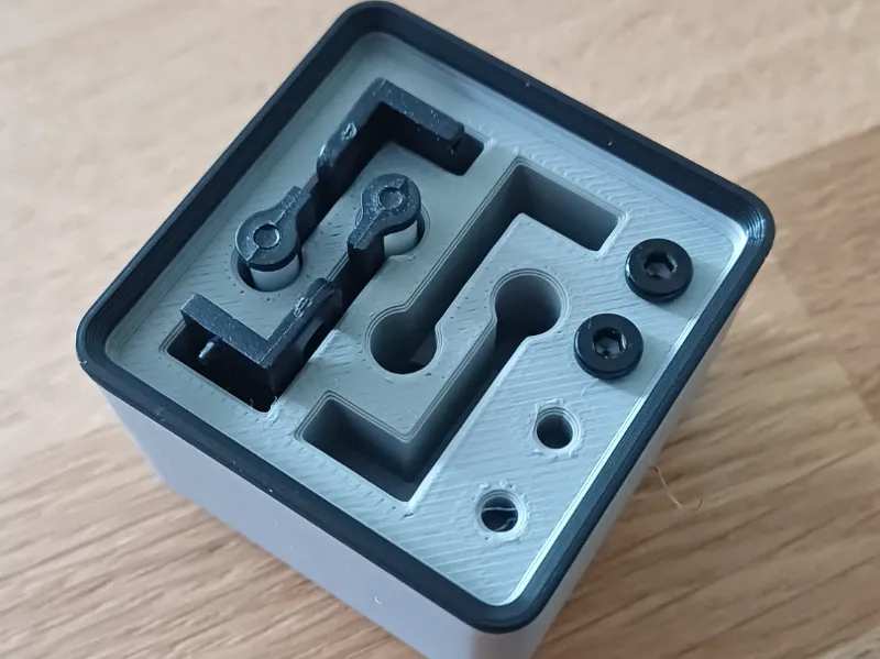 Gridfinity Box for Filament Wiper P1S/X1C