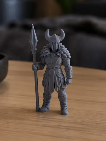 Escenografía en miniatura: Nordkrieger "Frostspeer" mit Hornhelm — vista de referencia 2