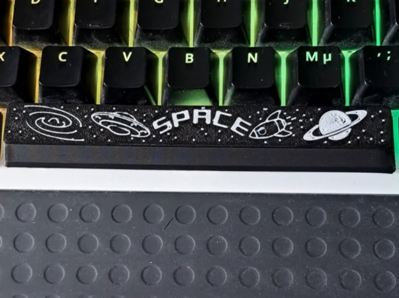 "Space" Spacebar keycap