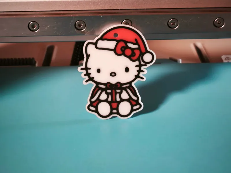 Hello Kitty Christmas Ornament & Keychain